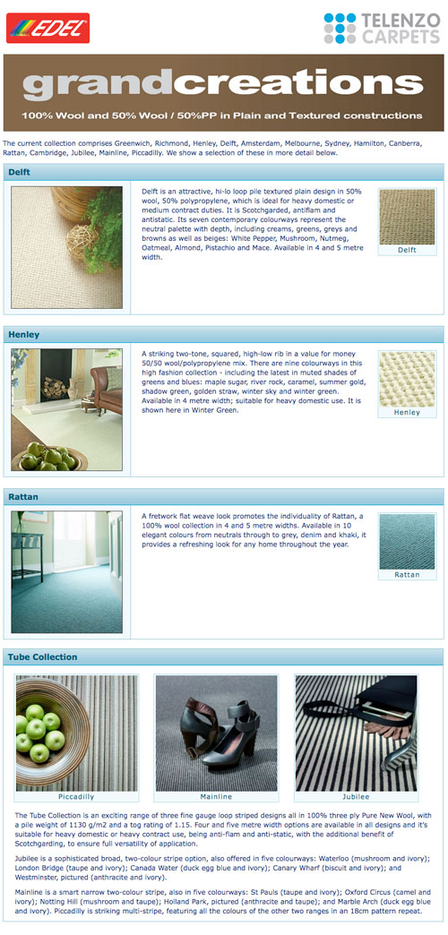 Telenzo - Grand Creations - Carpet