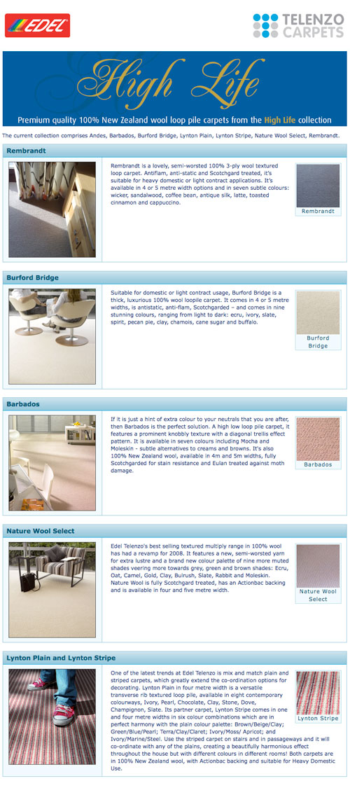 Telenzo - Highlife - Carpet