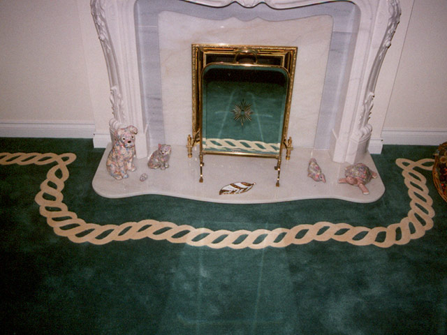 Trendy Tuft Carpets - 86a Dining Room Border Rope - Carpet