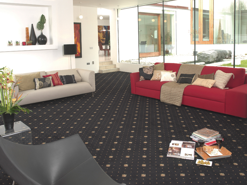 Ulster Carpets - Athenia - Motif Black - Carpet