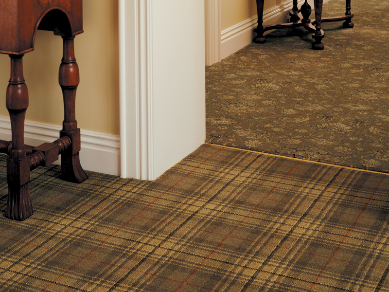 Ulster Carpets - Country House Collection - Beaumont Antique Green &amp; Kazan Tench Green - Carpet