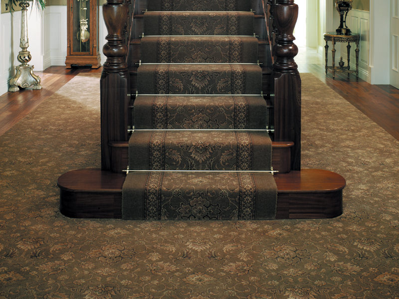 Ulster Carpets - Country House Collection - Kazan Tench Green &amp; Kazan Runner Tench Green - Carpet
