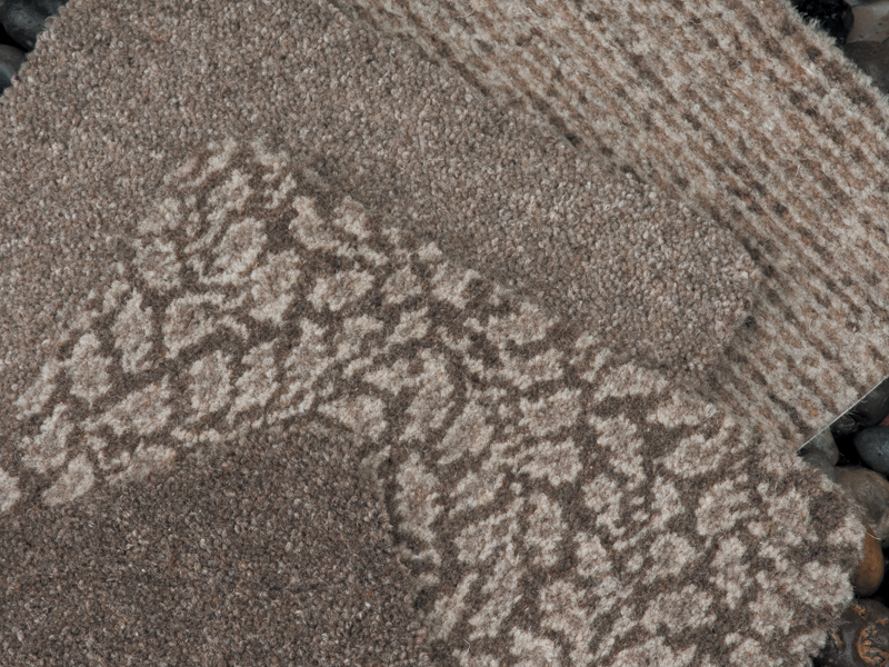 Ulster Carpets - Natural Choice - Kindling - Rowan Slate - Pumice &amp; Chenille Dove - Carpet