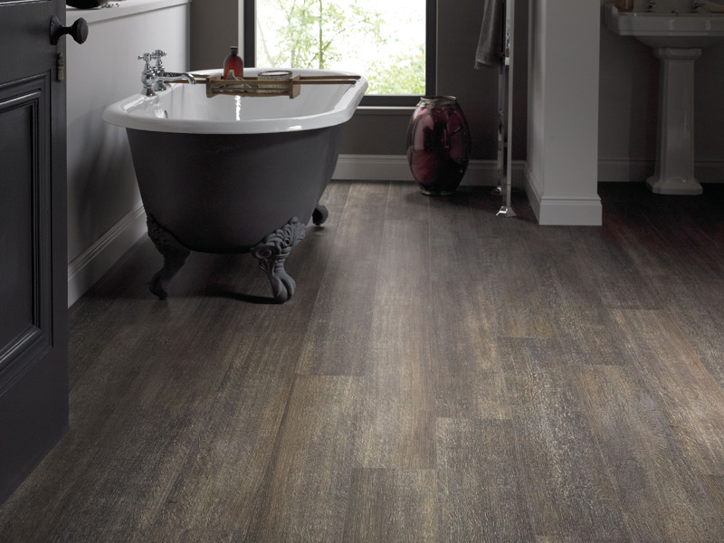 Karndean - Van Gogh Wood Flooring - VGW88T Brushed Oak - Luxury Vinyl Tile (LVT) Flooring - Vinyl Flooring - Wood Flooring