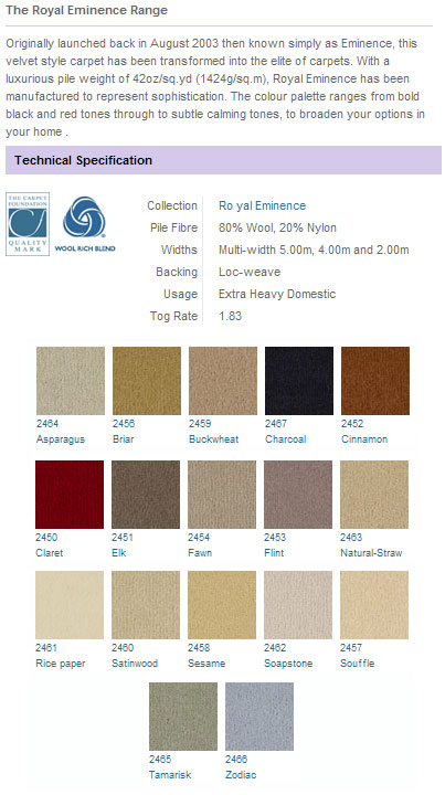 Victoria Carpets - Royal Eminence - Carpet