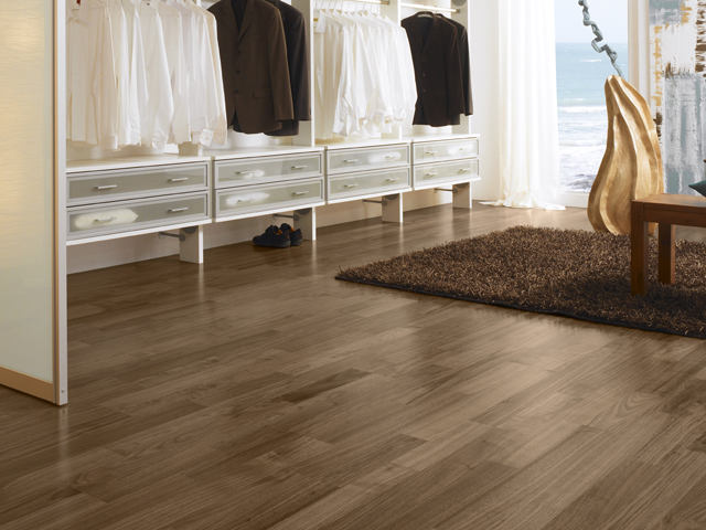 Tarkett - We Wood - Walnut 2 Strip - Luxury Vinyl Tile (LVT) Flooring