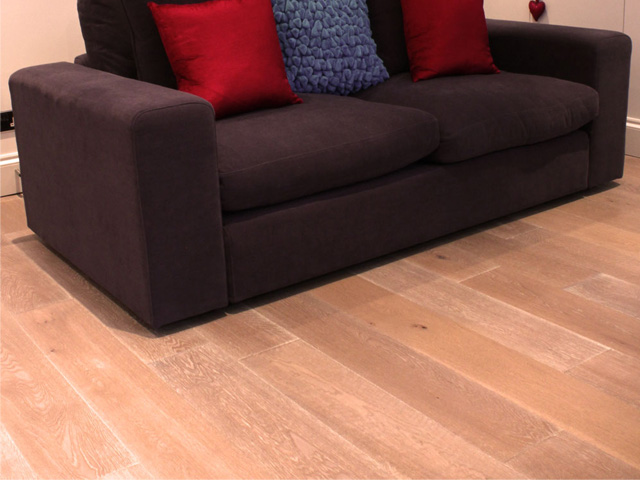 White Oiled Oak Rustic Flooring - Wood Flooring - Marylebone - Home - Residential