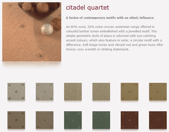 Woodward Grosvenor - Citadel Quartet - Carpet - Wood Flooring