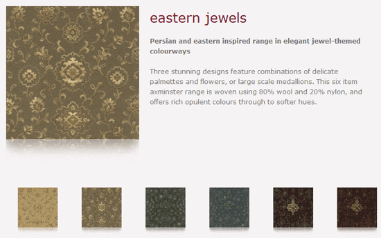 Woodward Grosvenor - Eastern Jewels - Carpet - Wood Flooring