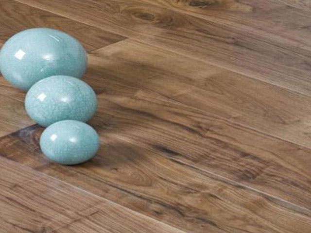 XYLO Walnut Engineered Lacquered D0058 1 Strip American Black Walnut Rustic - Wood Flooring