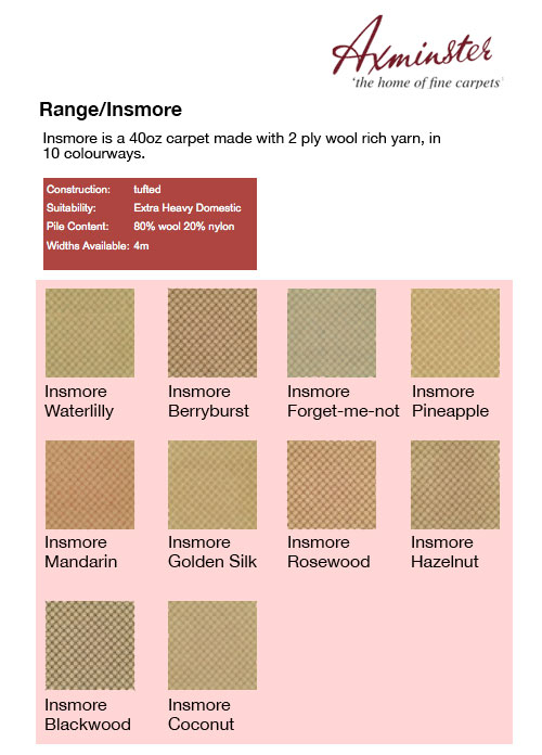 Axminster Carpets - Insmore - Carpet