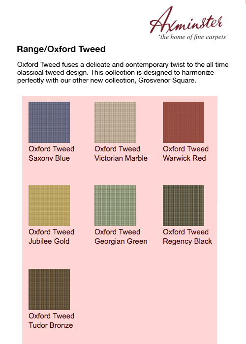 Axminster Carpets Oxford Tweed - Carpet