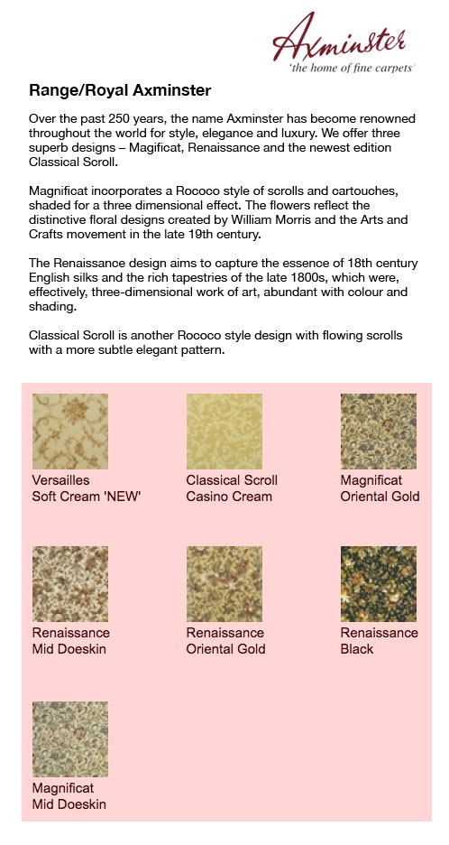 Axminster Carpets Royal Axminster Carpets - Carpet