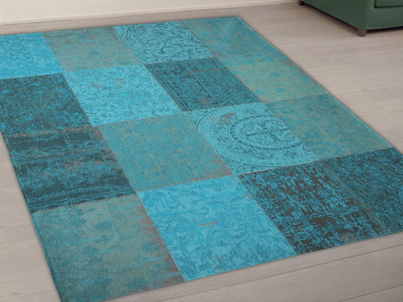 Louis De Poortere - Vintage - Multi Azur - Carpet