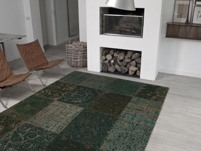 Louis De Poortere - Vintage - Multi Dark Green - Carpet