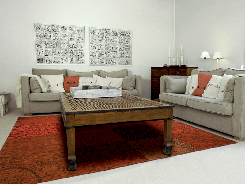 Louis De Poortere - Vintage - Multi Orange - Carpet