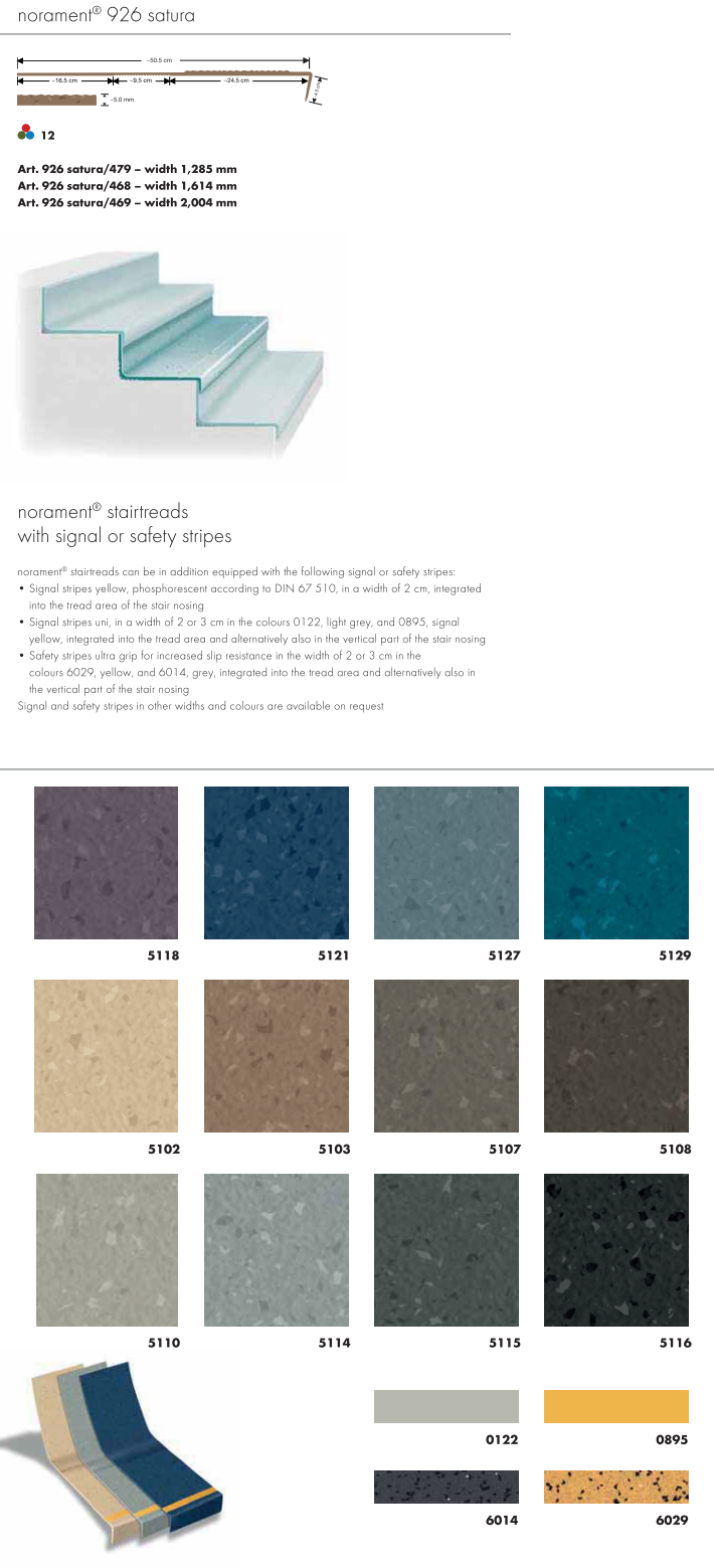 Nora Flooring Norament 926 Satura - Rubber Flooring Nora Flooring Norament 926 Satura - Rubber Flooring