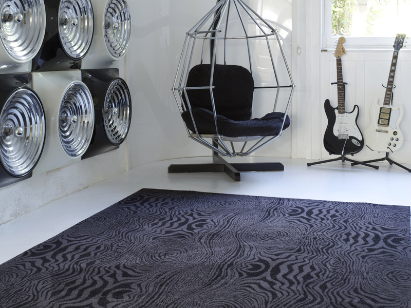 Brintons - Timorous Beasties Rugs - Ebony Wood Grain - Carpet - Wood Flooring