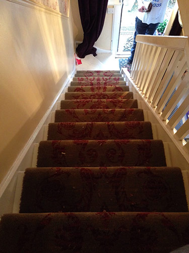 patterned stair carpet 2