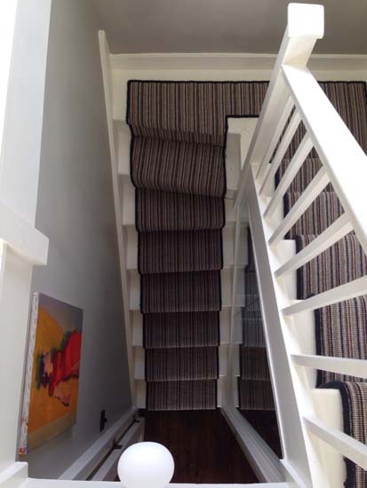 portfolio carpet stripey staircase grey 02