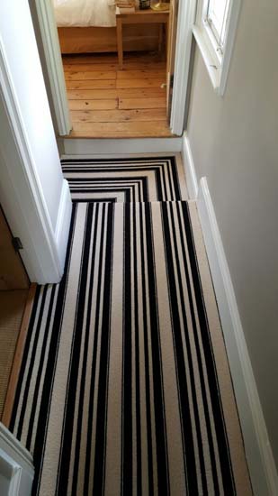 portfolio carpets black and white stripe stairs and landings 02