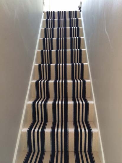 portfolio carpets black and white stripe stairs and landings 06