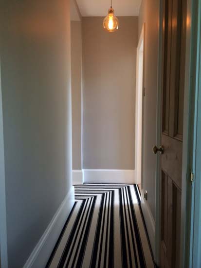 portfolio carpets black and white stripe stairs and landings 09