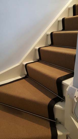 portfolio carpets black border stair runner 01
