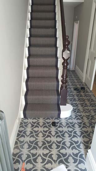 portfolio carpets black stair runner with black border carpet 03