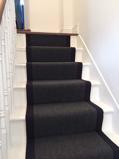 portfolio carpets black stairs black binding 01