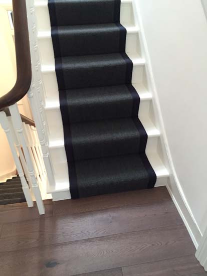 portfolio carpets black stairs black binding 13