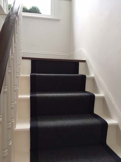 portfolio carpets black stairs black binding 15