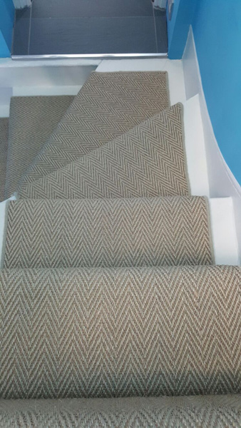 portfolio carpets herringbone carpet stairs 01