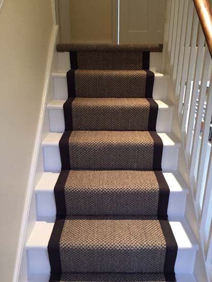 portfolio carpets sisal stairs black border 04
