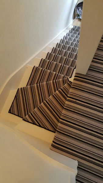 portfolio carpets striped stair carpet 01