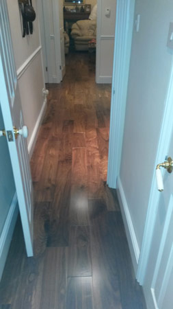 portfolio hardwood floor walnut hallway 01