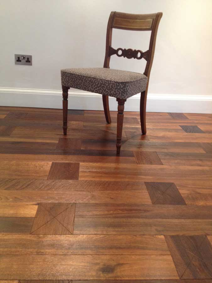 portfolio sanding and sealing walnut planks 03