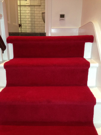 red carpet runner down stairs 3
