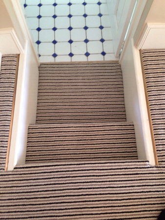 sideways stripe stairs carpet 2