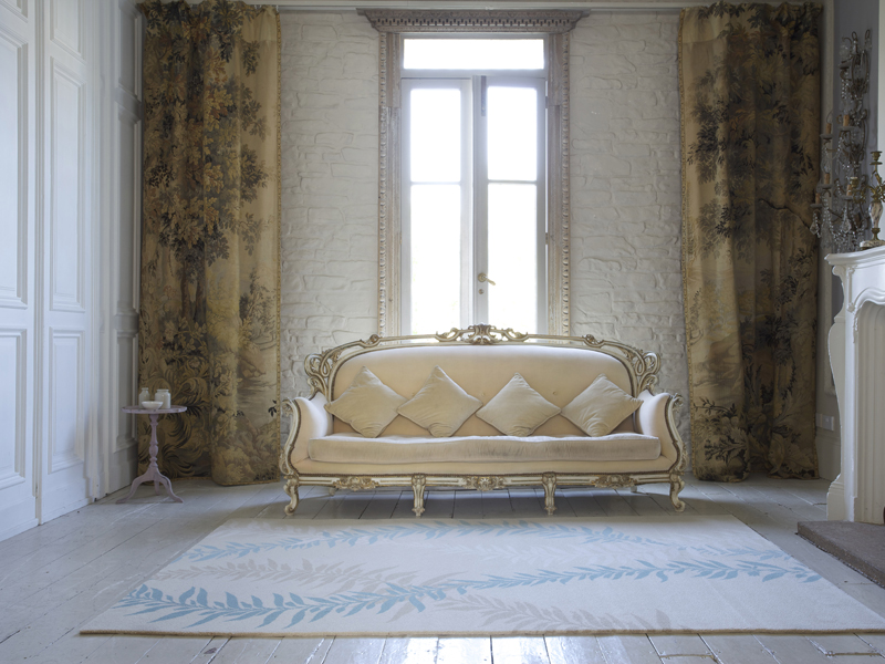 Brintons - Timorous Beasties Rugs - C Weed Aqua