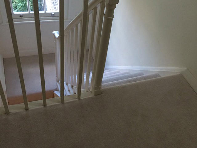 Beige Stair Carpet
